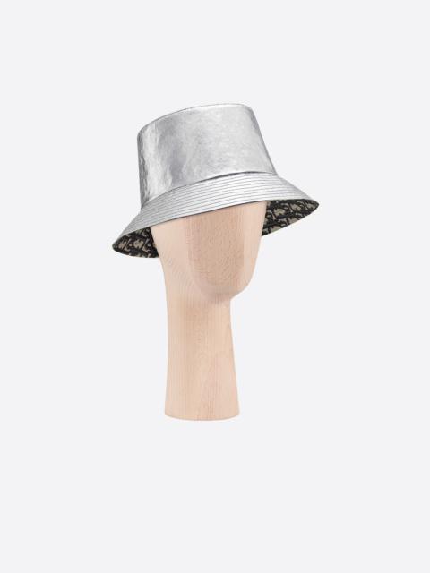 Dior Reversible D-Metallic Small Brim Bucket Hat