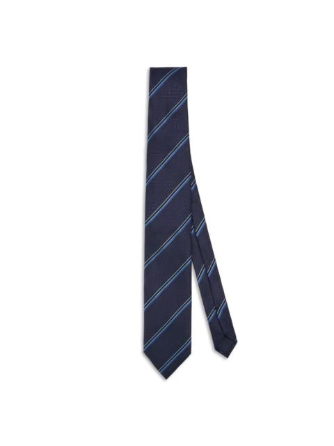 striped silk tie