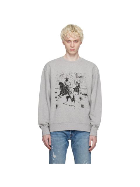 Levi's Gray Printed Sweatshirt