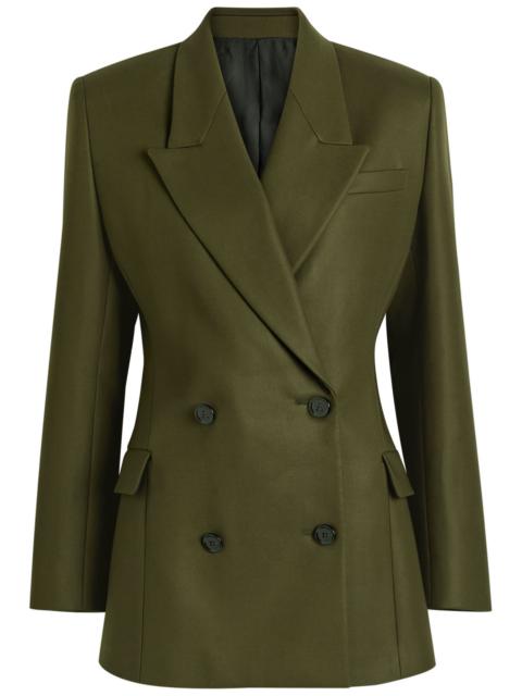 Alaïa Alaïa Double-breasted Cotton Blazer