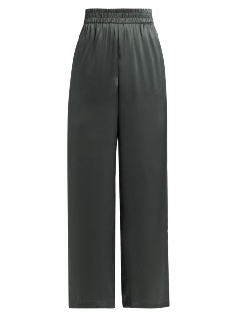 CAMI NYC Women's Bleecker Silk Wide-Leg Pants - Thyme