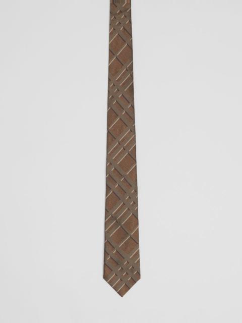 Burberry Classic Cut Check Silk Jacquard Tie