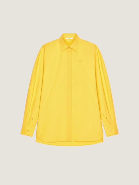 Givenchy COCOON SHIRT IN POPLIN WITH GIVENCHY PARIS EMBROIDERY