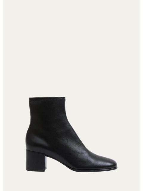 SIMKHAI Bianca Stretch Leather Ankle Boots