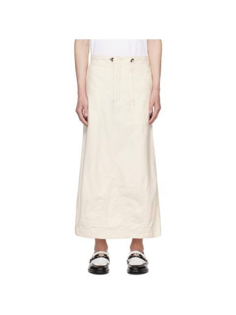 NEEDLES Off-White Fatigue Midi Skirt