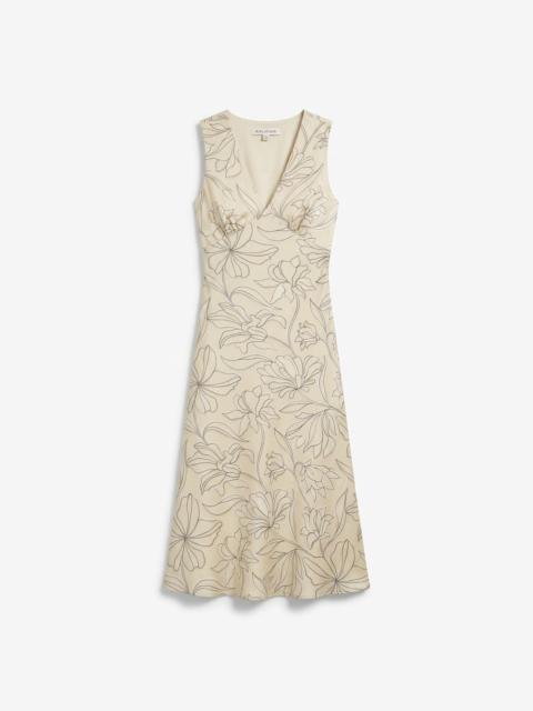 M.M.LaFleur Gracie Golden Hour Dress - Printed Burnout