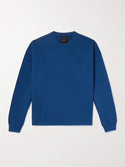 Canada Goose Rove Logo-Embroidered Cotton-Jersey Sweatshirt