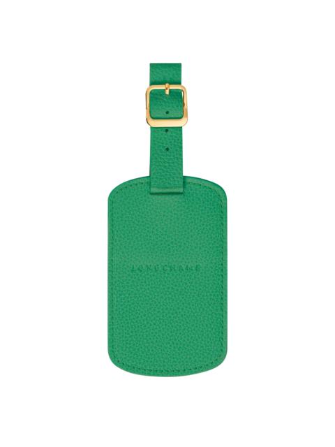 Longchamp Le Foulonné Luggage tag Green - Leather