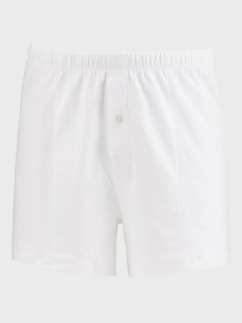 HANRO Men's Sporty Mercerized Cotton Boxers