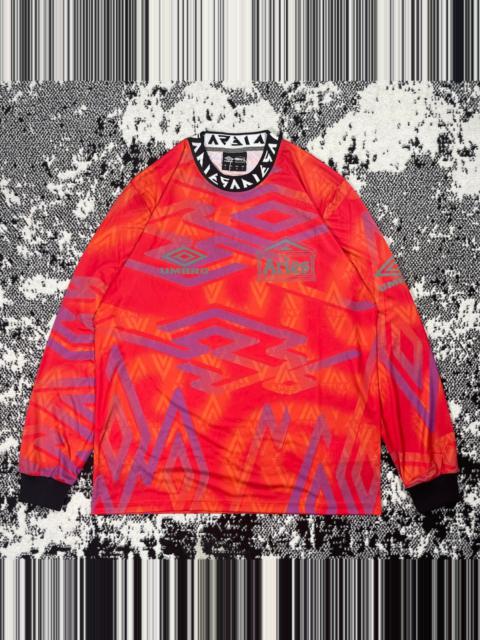21ss UMBRO × ARIES LS FOOTBALL JERSEY M Other Designers ARIES X UMBRO FOOTBALL JERSEY LS