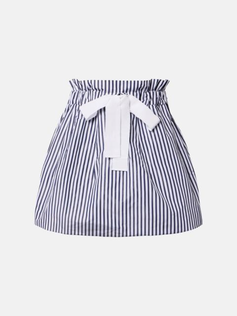 PATOU Striped miniskirt