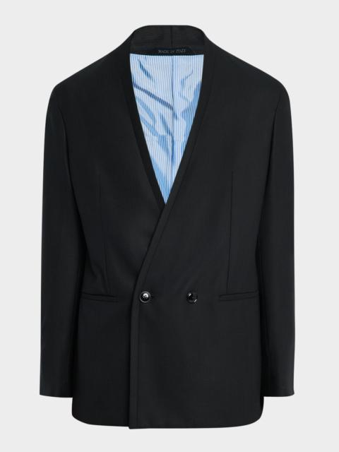 GIORGIO ARMANI Men's Upton Double-Breasted Suit