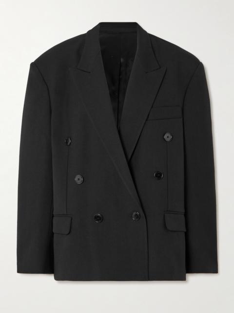 Isabel Marant Klero Oversized Double-breasted Wool-twill Blazer
