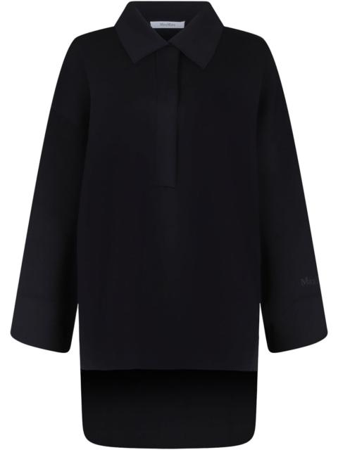 'S Max Mara logo-print cape