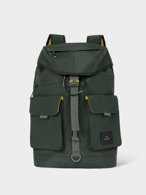 Paul Smith Dark Green Nylon Ripstop Backpack