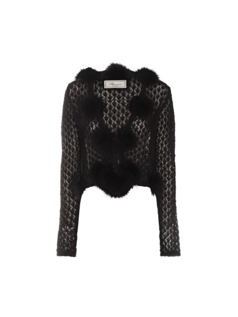 black knitwear