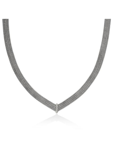 JOHN HARDY Icon Link Necklace, Sterling Silver, Diamonds, 12MM