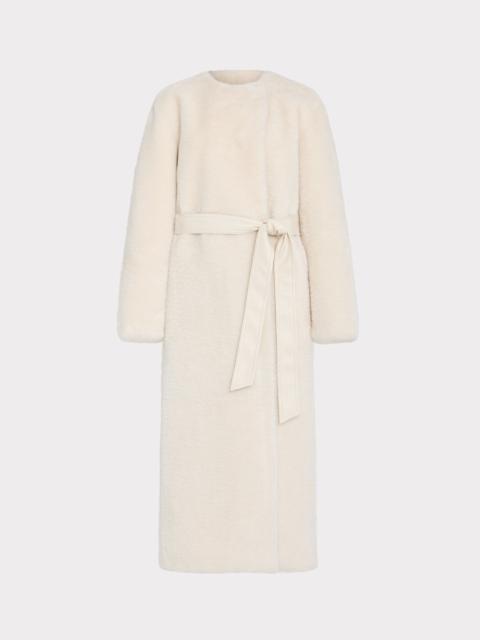 MILLY Galia Faux Shearling Coat