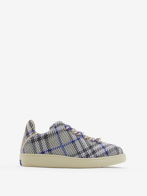 Burberry Check Knit Box Sneakers