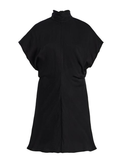BONDI BORN® Ardea Tie-Neck Satin Mini Dress black