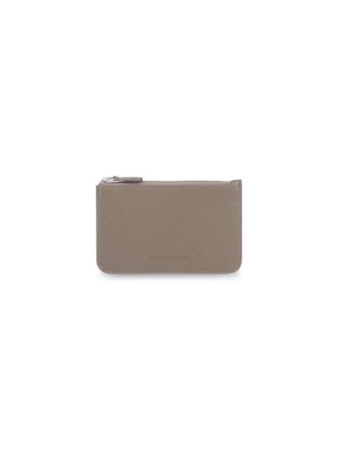 BALENCIAGA Essential Long Coin And Card Holder in Beige