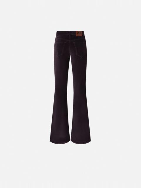 PINKO FLARED CORDUROY TROUSERS
