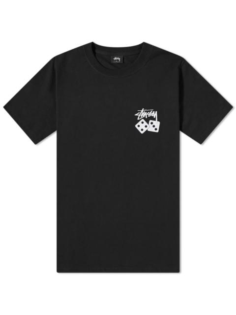 Stüssy Stussy Dice Pigment Dyed Tee | REVERSIBLE