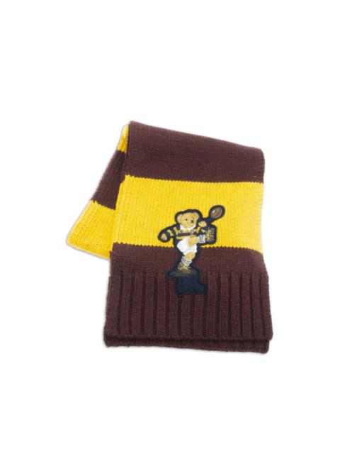 Polo Ralph Lauren Rugby Polo Bear colourblock scarf
