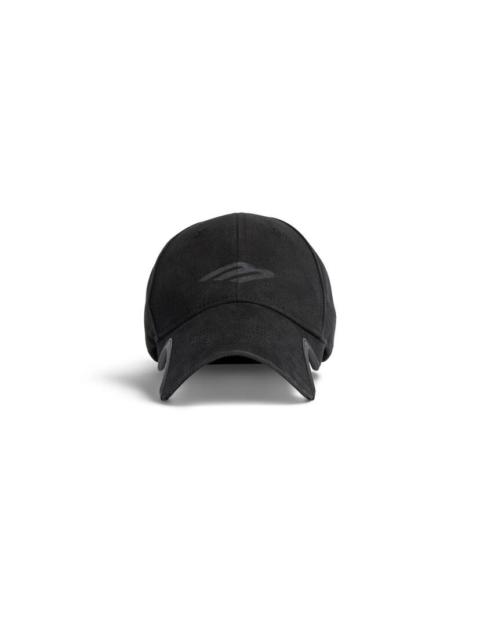 3b Stencil Cap in Black