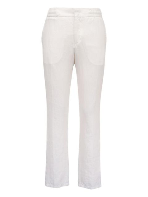 ORLEBAR BROWN straight-leg cotton-linen trousers