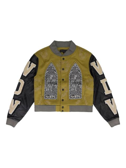 WHO DECIDES WAR Namesake varsity jacket