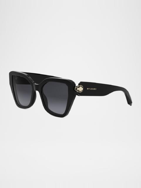 Serpenti Acetate Butterfly Sunglasses