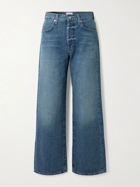 Citizens of Humanity Annina high-rise wide-leg jeans - 30” Mid denim