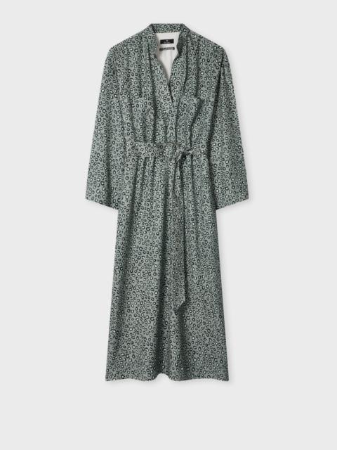 Paul Smith Women's Blue 'Animal' Print Dress