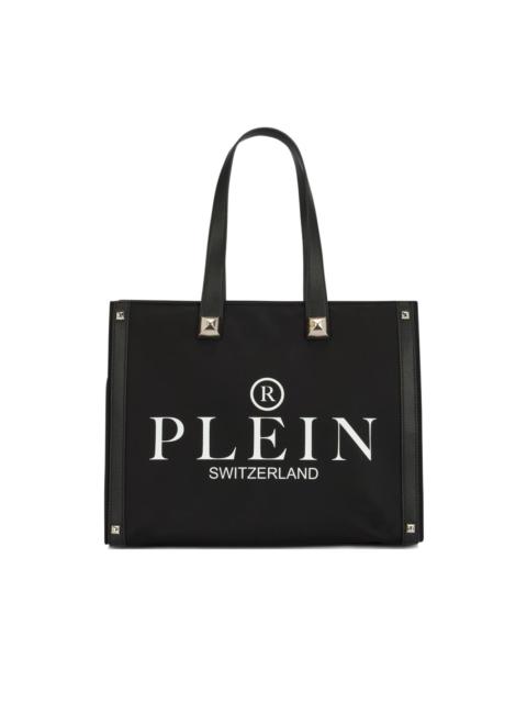 PHILIPP PLEIN logo-print tote bag