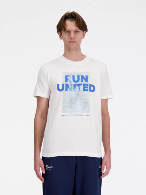 New Balance United Airlines NYC Half Graphic T-Shirt