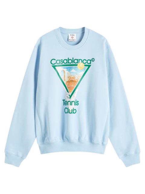 CASABLANCA Casablanca Tennis Icon Crew Sweat