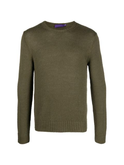 crew-neck long-sleeve jumper