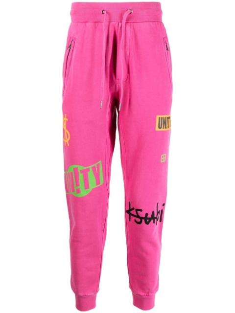 Ksubi cotton logo-print track pants