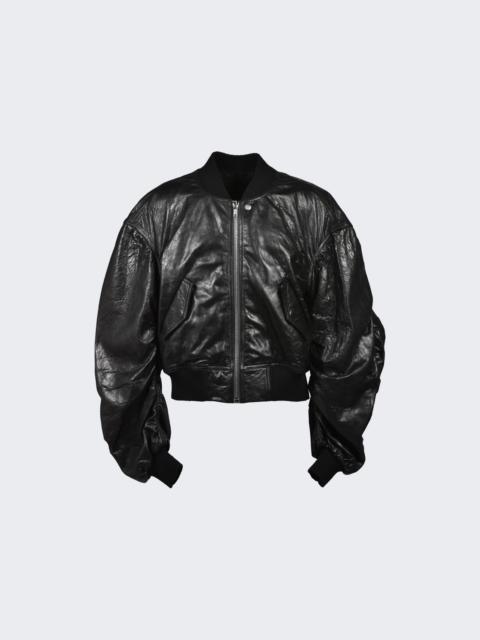 Rick Owens Secchia Flight Bomber Jacket Black
