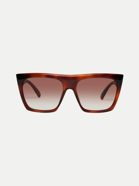 VERONICA BEARD OVERSIZED D-FRAME TORTOISE SUNGLASSES