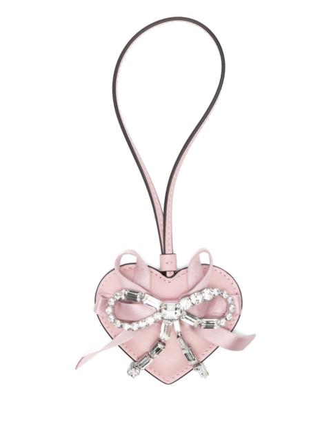 Jimmy Choo Heart Charmz Bow Keyring