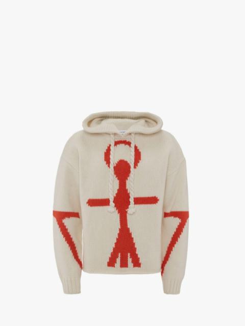 JW Anderson JWA ANCHOR LOGO HOODIE