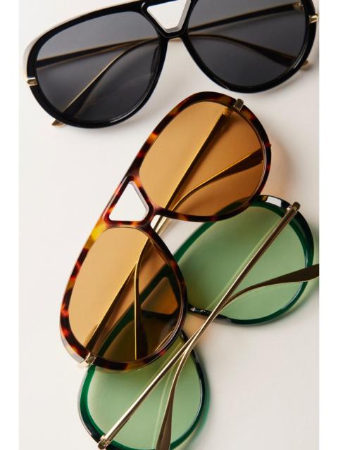 FREE PEOPLE Sunday Afternoon Oversized Aviator Sunglasses