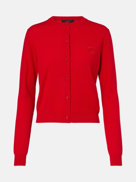 GUCCI Double G wool cardigan