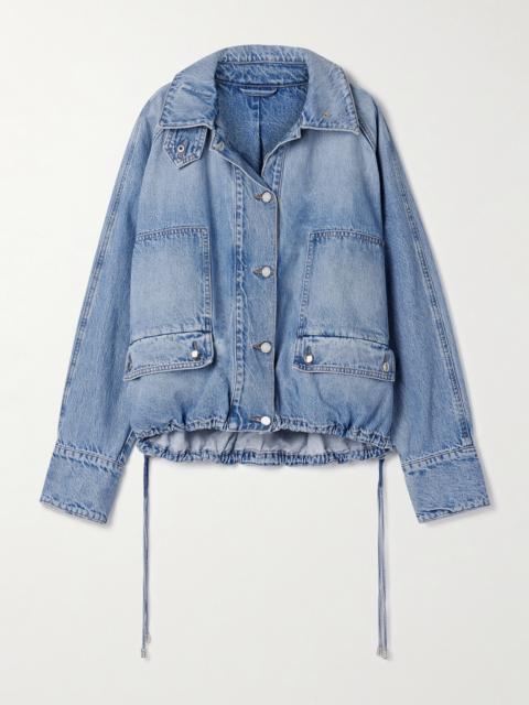BRANDON MAXWELL The Harper Balloon Denim Jacket