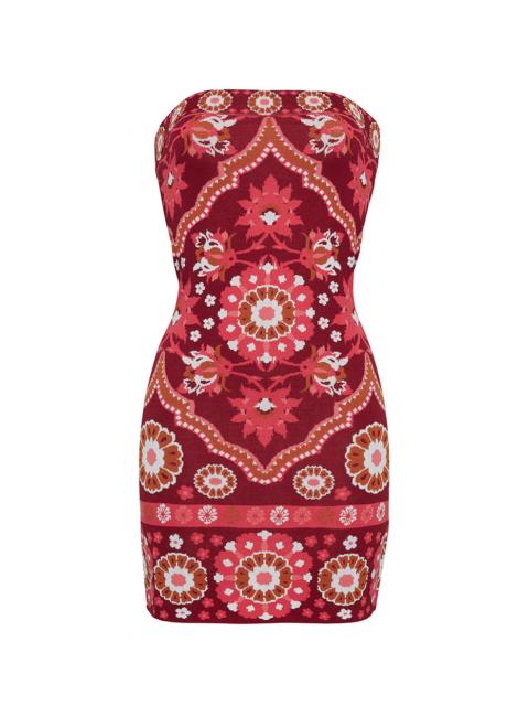 Cara Cara Rome Mini Dress
Sleek, Strapless, and Woven with Allure