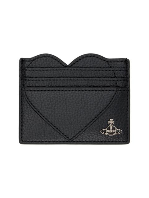 Vivienne Westwood Black Heart Card Holder