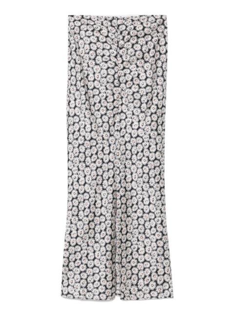 HUGO floral-print maxi skirt