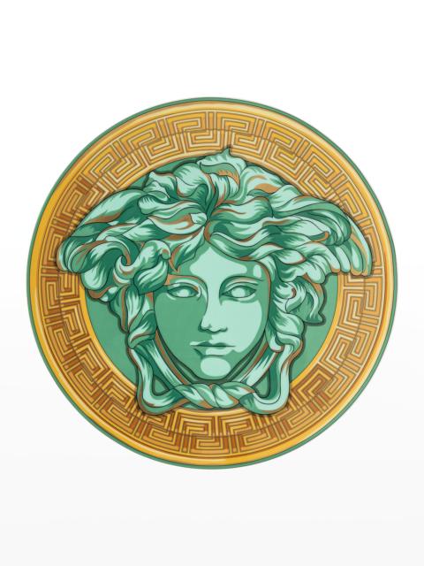 VERSACE Medusa Amplified Green Coin Service Plate